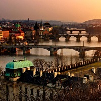 Prague, City view, bridges, WPA, World Congress of Psychiatry