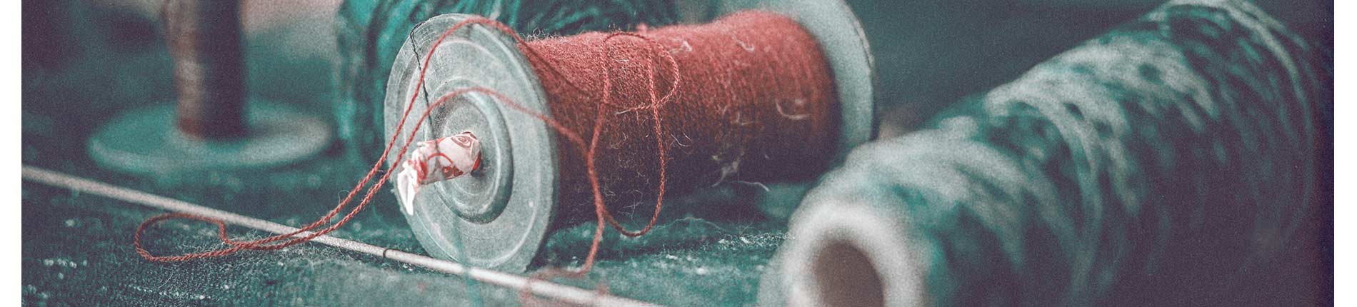 Meetings and Conferences, red sewing thread