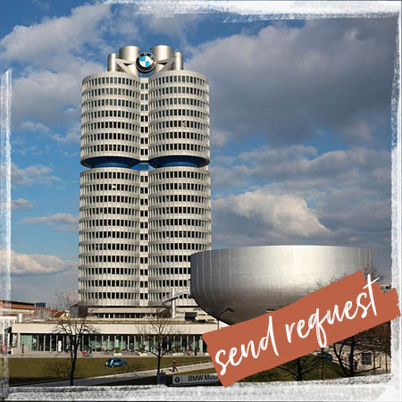 Send request transport logistic, BMW Tower