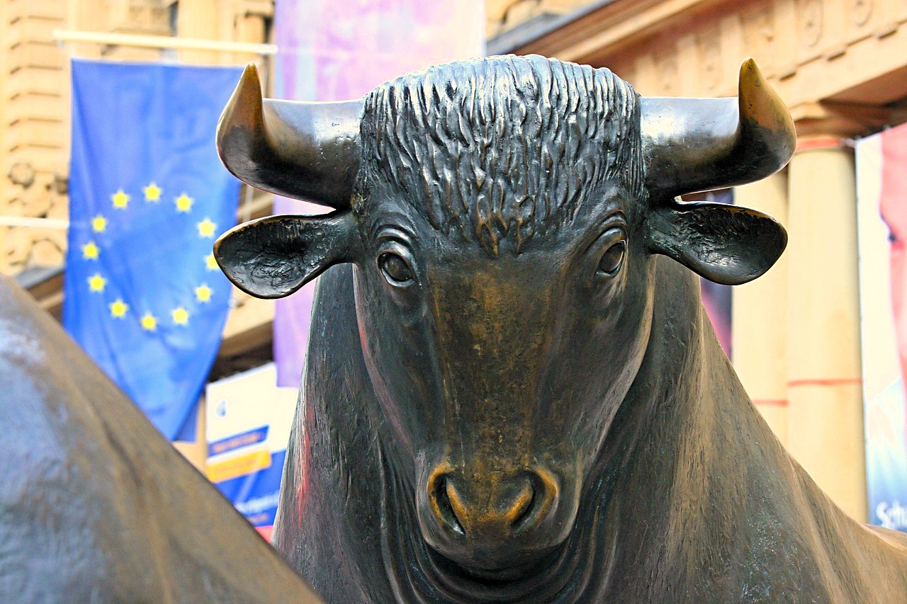 financial bull, Frankfurt